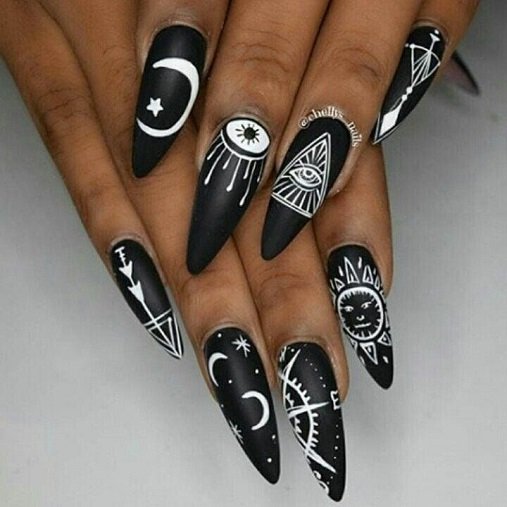 Witch Goth Nails