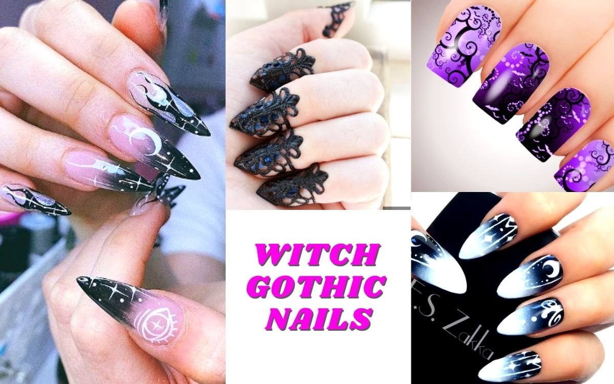 witch gothic nails