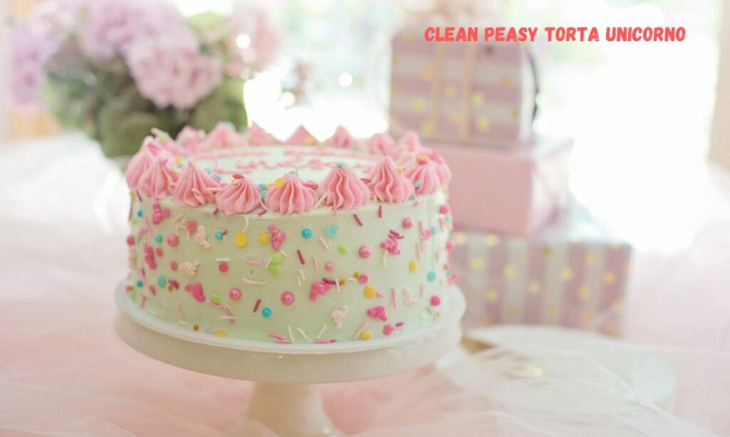 Clean peasy Torta Unicorno